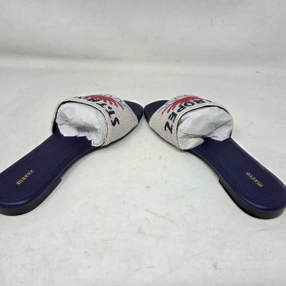 EU 37 (US 6-6.5) Maeve x Anthropologie The Fiona St. Tropez beaded slide sandals - Picture 9 of 11